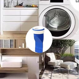 Rfdichtring - 4 stuks - Rioolafdichtingen - Vloerafvoer - Siliconen - Toepasbare buisbinnendiameter 40-50 mm - Afvoerbuis afdichting - Afvoerplug wasmachine - Voor thuis, keuken en badkamer - Blauw — thumbnail 2