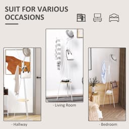 Kledingrek - 45x45x180 cm - Vrijstaand + Flurgarderobe - Praktisch & Robuust - Metaal - Wit — thumbnail 5