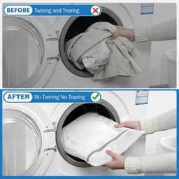 Set van 5 Fijne Waszakken voor delicate kleding, wasmachine en droger — thumbnail 4