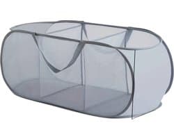 Livano Laundry Basket - Wassorteerder 3 Vakken - Wassorteerder - Wasmand 3 Vakken - Laundry Bag - Grijs