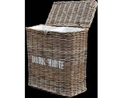 Rotan wasmand - 120L - kubu grey