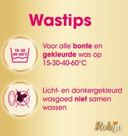 Robijn Klein & Krachtig Collections Vloeibaar Wasmiddel - Color Tropical - met 82% biologisch afbreekbare ingrediënten - 8 x 19 wasbeurten — thumbnail 4