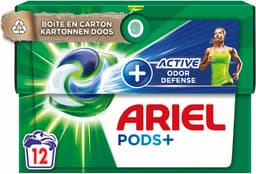 Ariel - Original - Actieve Geurbestrijding - Wasmiddelcapsules - Pods+ - Witte en Gekleurde Was - 12 Wasbeurten — thumbnail 4