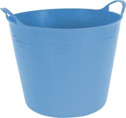 Excellent houseware Flexibele kuip / emmer - blauw - 27 liter - kunststof - 42 x 35 cm — thumbnail 1