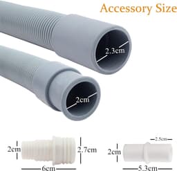Afvoerslang voor Wasmachine en Droger - Verlenging tot 5m — thumbnail 5
