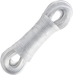 Heavy Duty Waslijn met Stalen Kern - 30 Meter Outdoor Waslijn met 200 kg Draagkracht, Roestvrij en Waterdicht — thumbnail 1