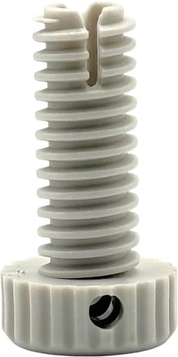 Fixem Stelpootje Wasdroger, Geschikt voor Bosch Siemens, 00611942, 611942 - Stel voetje, plastic schroef poot - Droger — thumbnail 4