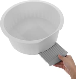 Wasbak Met Wasbord - Wastobbe Emmer - Handwas Kleding - Verstelbaar Ontwerp - 35.5x35.5cm - Grijs — thumbnail 5