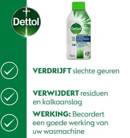 Dettol Hygiënische Wasmachine Reiniger - 2x250ml — thumbnail 2
