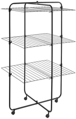 Tomado-Metaltex Dijon Onyx Droogtoren 33 M Drooglengte Zwart — thumbnail 1