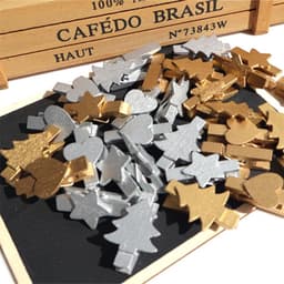 Dailygoods- Houten Wasknijpers 50 Stuks - Decoratieve Klemmen - Kleine Knijpers - Houten Klemmen - Knutselklemmen - Geschikt voor Feestdecoraties — thumbnail 3