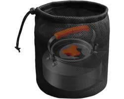 Wasknijper Opbergtas - Waslijn Accessoire - Outdoor Opslag - Ventilatie Bodem - 19x25cm - Zwart