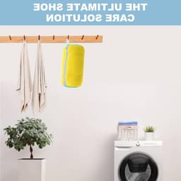 Herbruikbare Waszak voor Sneakers en Schoenen, 2 Delen met Rits, Ideaal voor Wasmachine en Bescherming tijdens het Wassen — thumbnail 2
