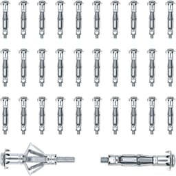 Hollewandanker Set - Metaal Ankers - Objecten Bevestigen - Gegalvaniseerd Koolstofstaal - M6 x 52 mm - Zilver — thumbnail 1