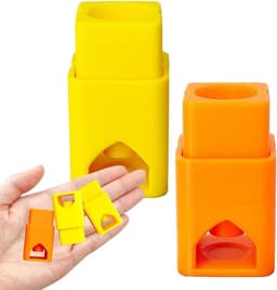 Haar Stapelaar Vliegbinden - Bindmateriaal Vliegvissen - Vliegvissen Lokaas Maken - Efficiënte Organisatie - 8 x 36 mm - Oranje — thumbnail 3