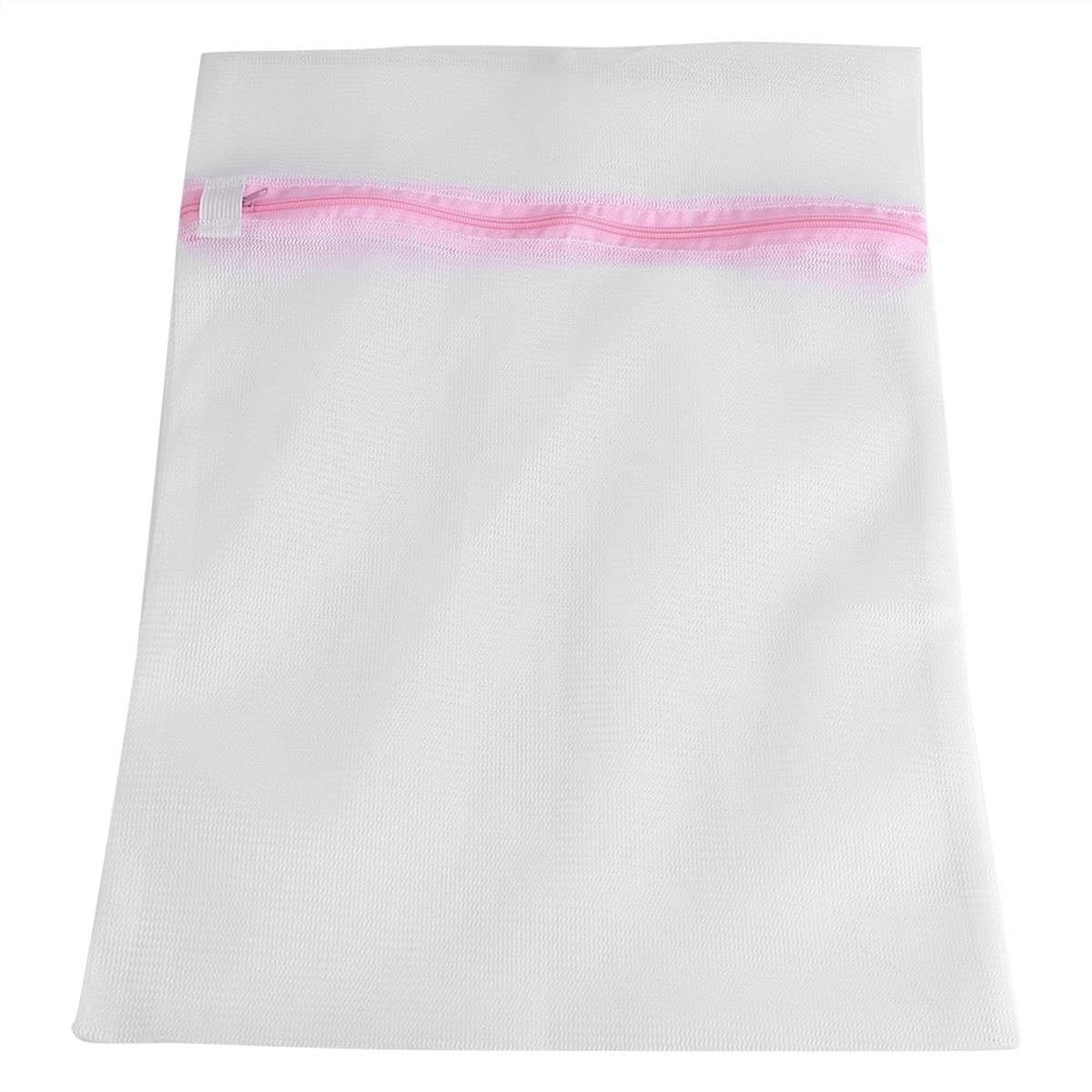 ONF3 - Waszak - Lingerie opbergtas - Ademend fijn gaas - Lichtgrijs - Ondergoed tas - Voor veilig wassen van kleding - 40 x 50 cm — afbeelding 1