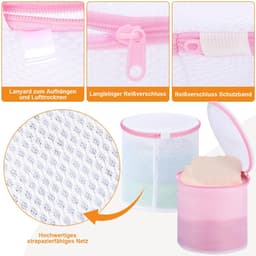 NTHProducts - Bra-waszakken - Wasnet voor beha's - Reusable en handig - 18 x 20 cm - Ondergoed en sokken - Perfect voor delicate was — thumbnail 5