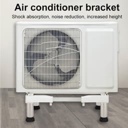 Airco Ondersteuning - Condensor Frame - Apparaat Stabiliseren - Verstelbaar & Trillingsdempend - 50 x 42 x 45 cm - Grijs — thumbnail 2