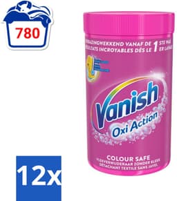 12 x Vanish Oxi Action - Veilige Kleur - Vlekkenverwijderaar Poeder - Zonder Bleek - Gekleurde Was - 1.5 Kg - Vlekkenverwijderaar - Waspoeder - Gekleurde Was - Wasmiddel - Vlekken Verwijderen — thumbnail 1