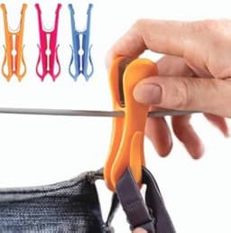 Duurzame Wasknijpers met Haken - 24 Stuks, Roestvrij en Sterk — thumbnail 1