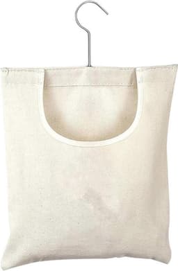 Wasknijperhouder - Opbergtas voor klemmen - Voor kleding ophangen - Waterdicht en stofvrij - 30 x 20 cm - Grijs — thumbnail 1