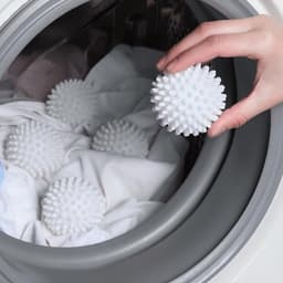 Wasballen voor de wasmachine, wasballen voor donsjacks, herbruikbaar, voor het reinigen van de wasmachine thuis, wasmachine en droger (blauw, roze, wit) — thumbnail 4