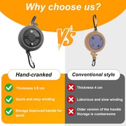Clothes Line Extendable 10 m Portable Camping Clothesline Outdoor Travel Non-Slip Clothes Line for Camping Hiking - ShopVlot — thumbnail 2