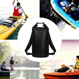 Bag Waterdichte tas, 10 l, waterdichte pakzak, waterdichte droogzak, waterdichte rugzak, pakzak, plunjezak, waterzak, wetbag, voor peddelboard-reizen — thumbnail 4