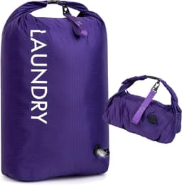 Reiswaszak voor Vuile Kleding, Waterdichte Opbergtas voor Camping, Gym en Yoga, Ruimtebesparend en Geurvrij — thumbnail 1