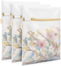 Herbruikbare en duurzame waszakken van mesh voor delicate kleding, lingerie en babykleding - set van 3 stuks — thumbnail 1