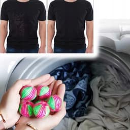 Wasballen Anti-pluis 6 stuks - Verwijdert haar en pluisjes — thumbnail 3