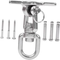 1set Rvs Hanghaak Voor Hangmat Duurzame Veilige Bevestigingshaak Voor Buiten Eenvoudig Te Installeren Geschikt Voor Hangstoelen Hangmatten — thumbnail 1