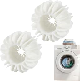 Wasballenset,Wasballenset 2X herbruikbare ballen Geen schade Wasmachine — thumbnail 1