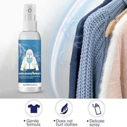 Antistatische Spray 100ml voor Kleding, Textiel en Meubels - Vermindert Statische Lading en Beschermt Tegen Statische Elektriciteit — thumbnail 2