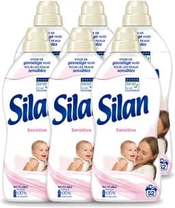 6 x Silan – Wasverzachter – Sensitive – 1144 ml - Voordeelverpakking - 6 stuks — thumbnail 1