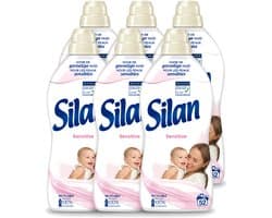 6 x Silan – Wasverzachter – Sensitive – 1144 ml - Voordeelverpakking - 6 stuks