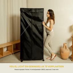 ZRSS® Elektrisch Droogrek - Droogtoren met Verwarming - Handdoekrek - Verwarmd Drogen - Met Timer — thumbnail 2