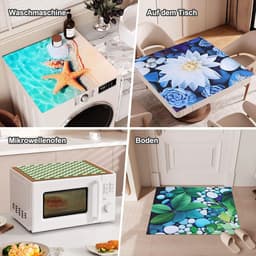 Wasmachine beschermhoes wasmachinehoes 60x60cm wasmachine beschermhoes drogerhoes waterdicht en antislip geschikt voor wasruimte — thumbnail 2