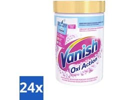 24 x Vanish Oxi Action - Vlekkenverwijderaar Poeder - Witte Was - 710 Gram - Vlekkenverwijderaar - Witte Was - Wasverzachter - Waspoeder - Vlekken Verwijderen