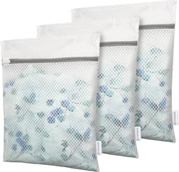REDOM Waszakken 3 Stuks 30 x 40 cm – Bescherming tijdens het wassen – Honingraat Mesh – Voor wasmachine, lingerie en ondergoed – Polyester – Wit — thumbnail 1