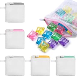 Mini-wasnet 5 stuks - Kleine waszakken - Ideaal voor delicate was - Handig voor opbergen - ShopVlot — thumbnail 1
