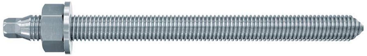 Ankerstang M12 - Bevestigingsstaaf Staal - Constructie Bevestigen - Gegalvaniseerd Staal - 300mm - Zilver — afbeelding 1