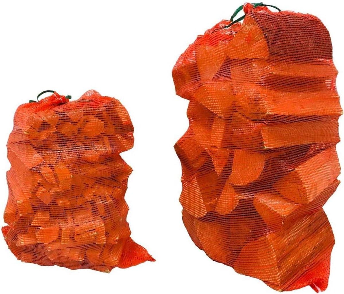 Sterke Gaaszakken - Netzakken Opbergzakken - Hout Opslag - Glad Binnenwerk - 100 Stuks Groot - Rood — afbeelding 1