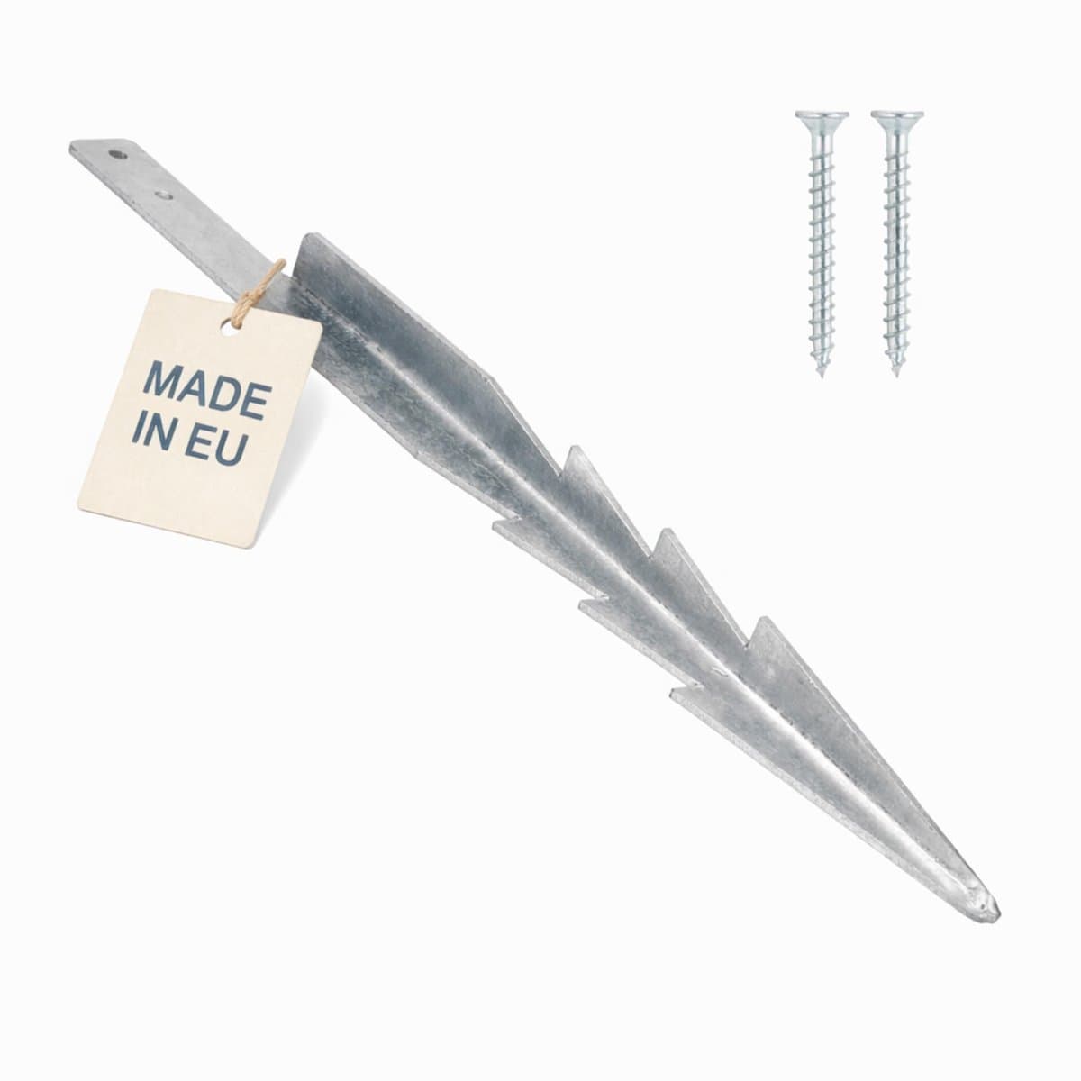 Clever Leon Grondankers 440mm - 4 Stuks - Voor Schommels met Stalen Frame - Verzinkt Staal - ShopVlot — afbeelding 1