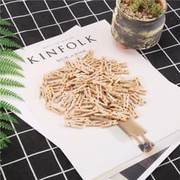 Thijox - Mini Houten Knutsel Wasknijpers 2,5 cm - 100 Stuks Natuurlijke Houten Klemmen voor Creatieve Projecten, DIY Ambachten, School en Feestdecorat — thumbnail 1