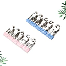 Wasknijpers Roestvrij Staal - Kledingklemmen Winddicht - Was Drogen Buiten - Antislip Ontwerp - 5.5 cm - Zwart — thumbnail 4
