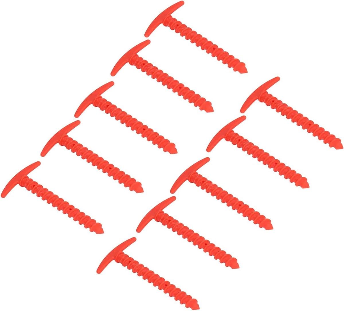 Grondpennen Tent - Stormharingen Haringen - Tent Vastzetten - Windproof Stevige Grip - 10 stuks 5.7 inch - Rood — afbeelding 1
