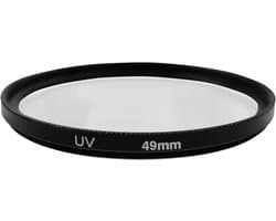 49 mm UV-filter voor Canon EOS R100 R50 R10 met RF-S 18-45mm kitlens, voor Canon EOS M50 M50 Mark II M5 M6 M6 Mark II M200 M100 met EF-M 15-45mm kitlens en meer lenzen met 49 mm filterdraad