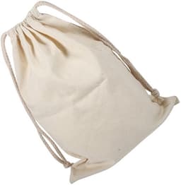 Waszak Dikke Canvas Katoenen Tas - Opbergtas voor Wasgoed - Huishoudelijke Waszak - Trekkoordsluiting - 22 * 28 cm - Biologisch Materiaal — thumbnail 4