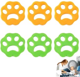 Solidchoice - Set van 6 Herbruikbare Dierenharen Verwijderaars voor Wasmachines — thumbnail 1